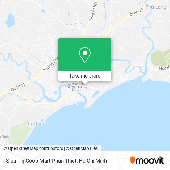 Siêu Thị Coop Mart Phan Thiết map