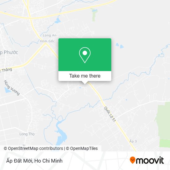 Ấp Đất Mới map