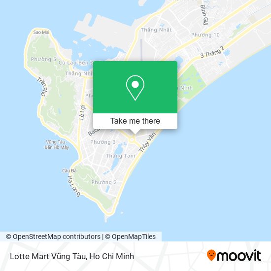 Lotte Mart Vũng Tàu map