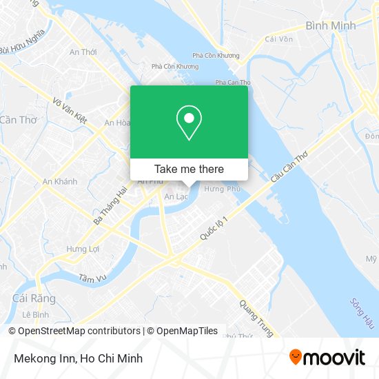 Mekong Inn map