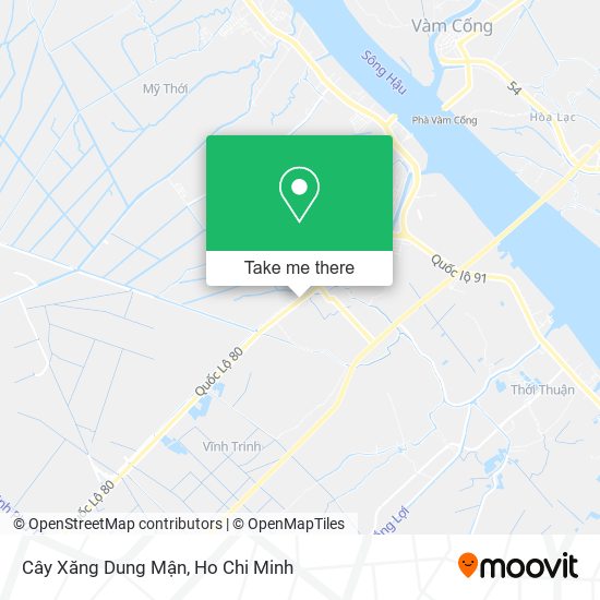 Cây Xăng Dung Mận map