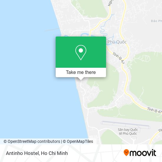 Antinho Hostel map