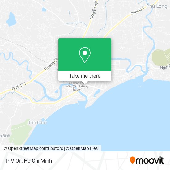 P V Oil map