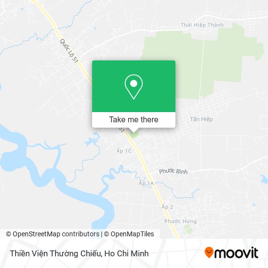 Thiền Viện Thường Chiếu map