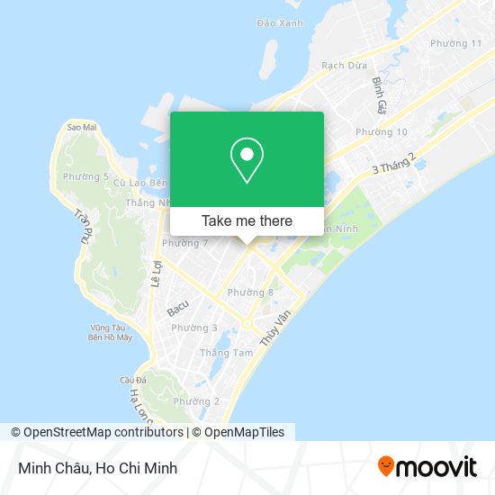 Minh Châu map