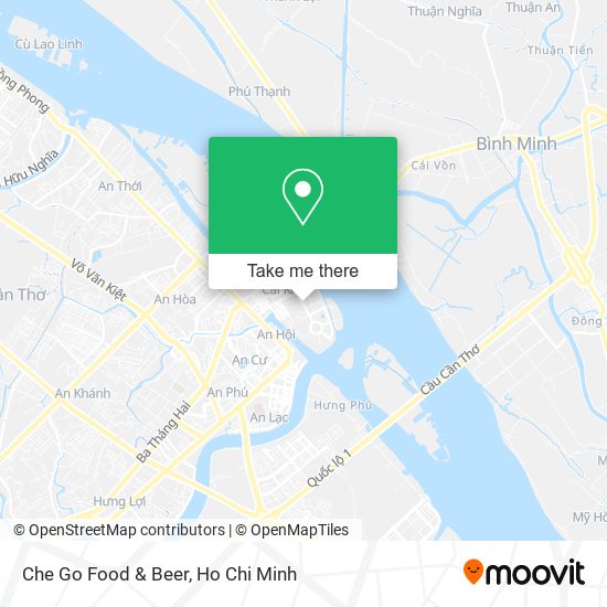 Che Go Food & Beer map