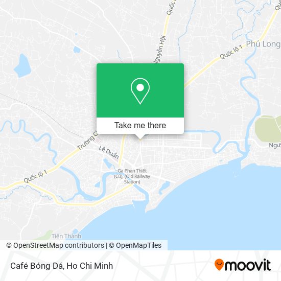 Café Bóng Dá map