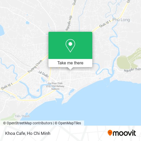 Khoa Cafe map