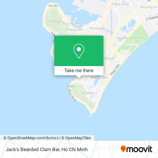 Jack's Bearded Clam Bar map