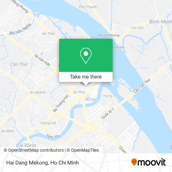 Hai Dang Mekong map