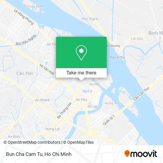 Bun Cha Cam Tu map