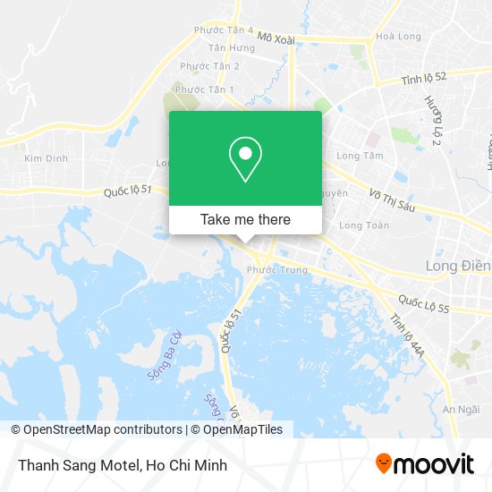 Thanh Sang Motel map
