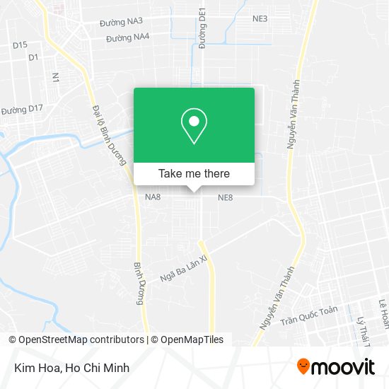 Kim Hoa map