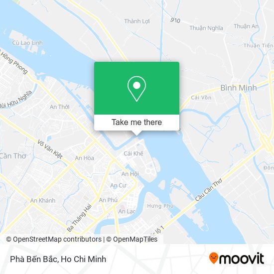 Phà Bến Bắc map