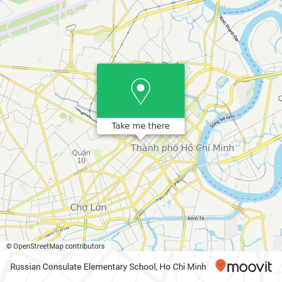 Russian Consulate Elementary School map