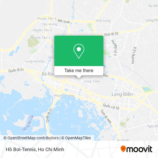 Hồ Bơi-Tennis map