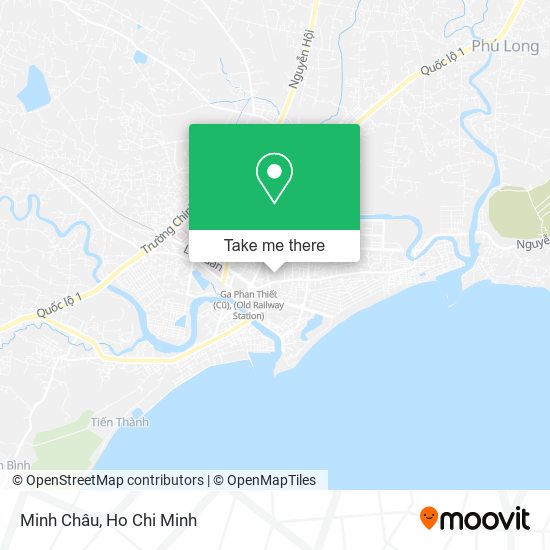 Minh Châu map
