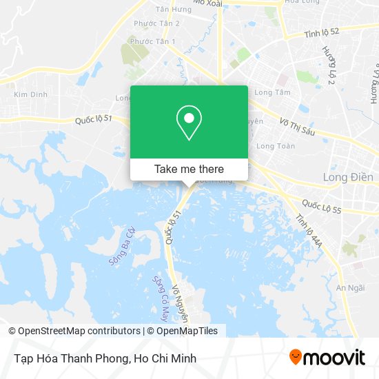 Tạp Hóa Thanh Phong map
