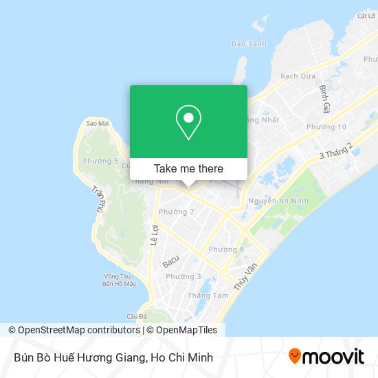 Bún Bò Huế Hương Giang map