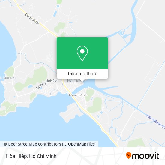 Hòa Hiêp map
