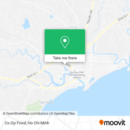 Co.Op Food map