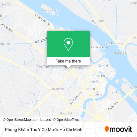 Phòng Khám Thú Y Cô Mười map