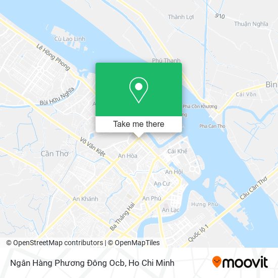 Ngân Hàng Phương Đông Ocb map