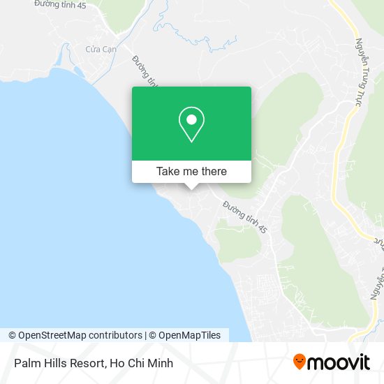Palm Hills Resort map