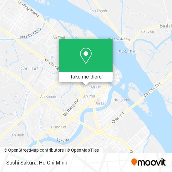 Sushi Sakura map