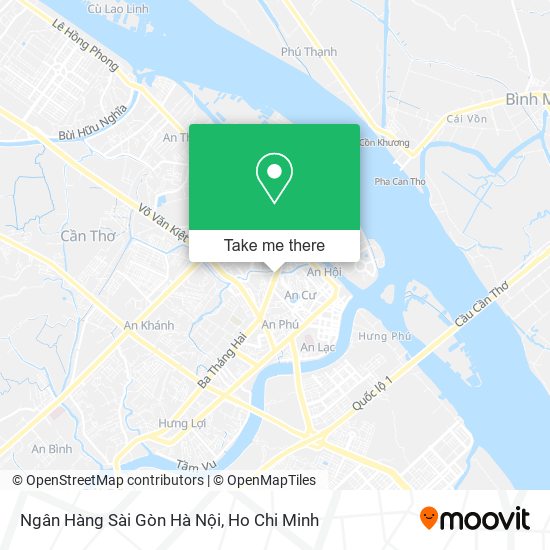 Ngân Hàng Sài Gòn Hà Nội map