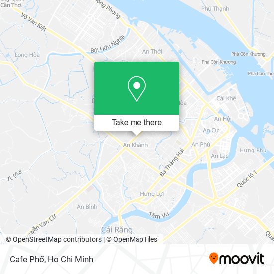 Cafe Phố map