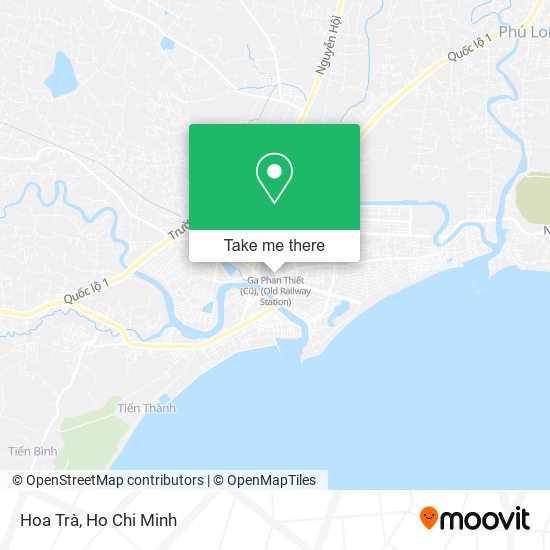 Hoa Trà map