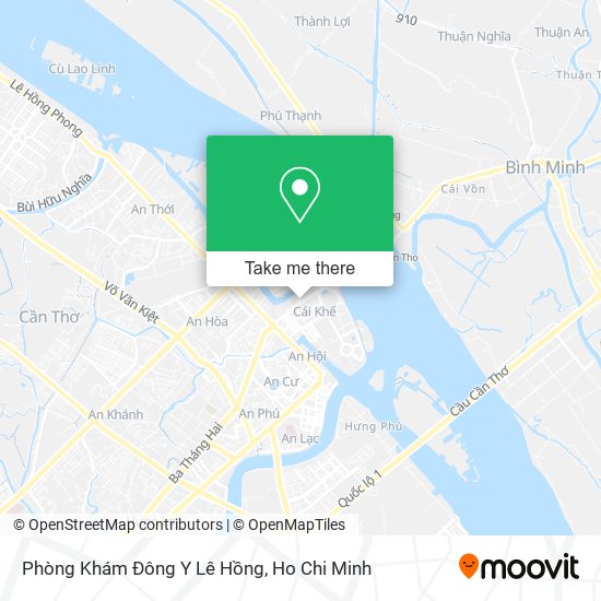 Phòng Khám Đông Y Lê Hồng map