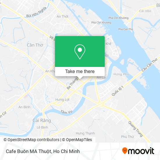 Cafe Buôn MA Thuột map