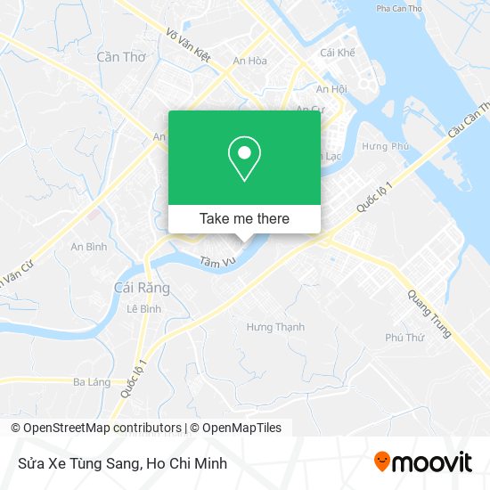 Sửa Xe Tùng Sang map