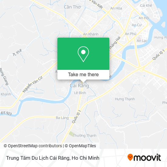Trung Tâm Du Lịch Cái Răng map