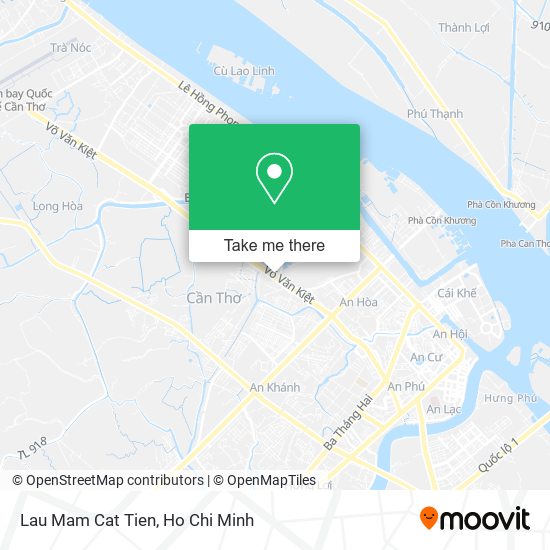 Lau Mam Cat Tien map