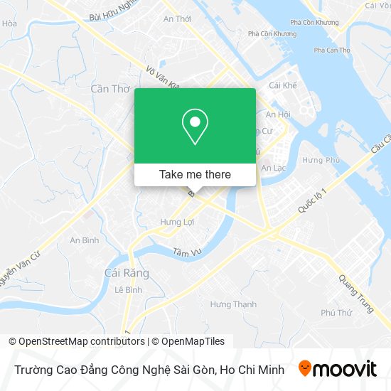 Trường Cao Đẳng Công Nghệ Sài Gòn map