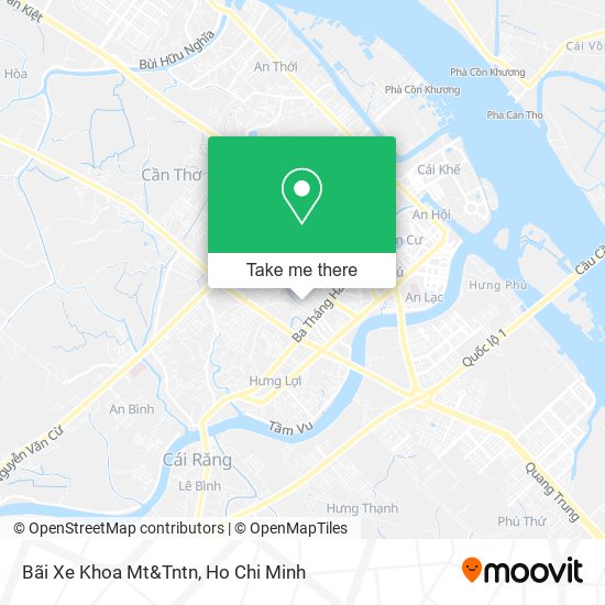Bãi Xe Khoa Mt&Tntn map