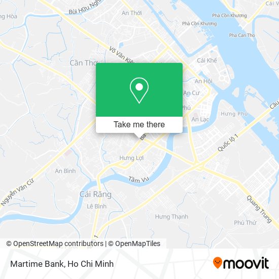 Martime Bank map