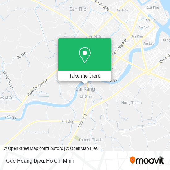 Gạo Hoàng Dịêu map