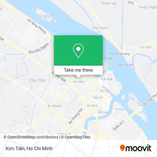 Kim Tiến map
