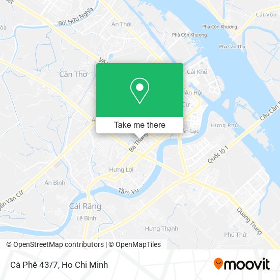 Cà Phê 43/7 map