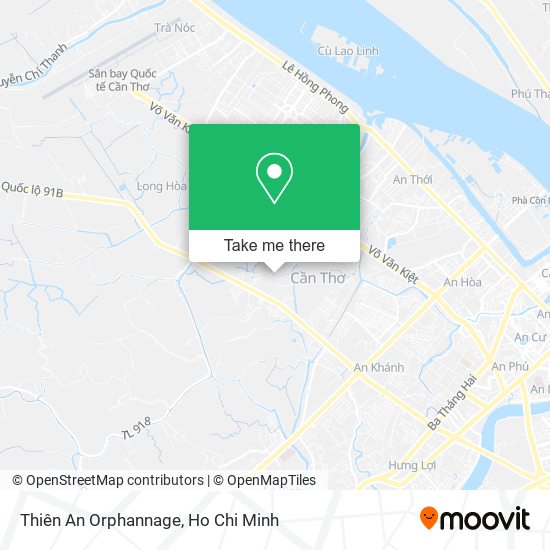 Thiên An Orphannage map
