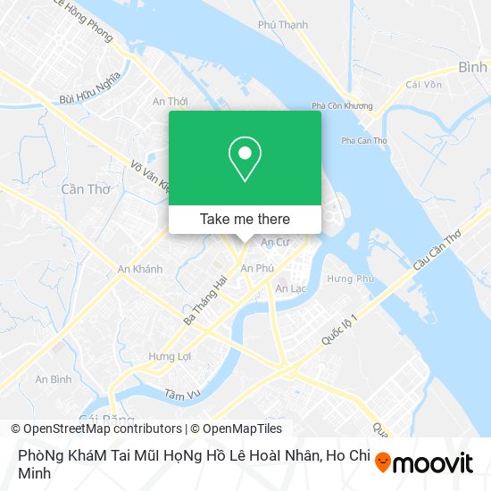 PhòNg KháM Tai MũI HọNg Hồ Lê HoàI Nhân map