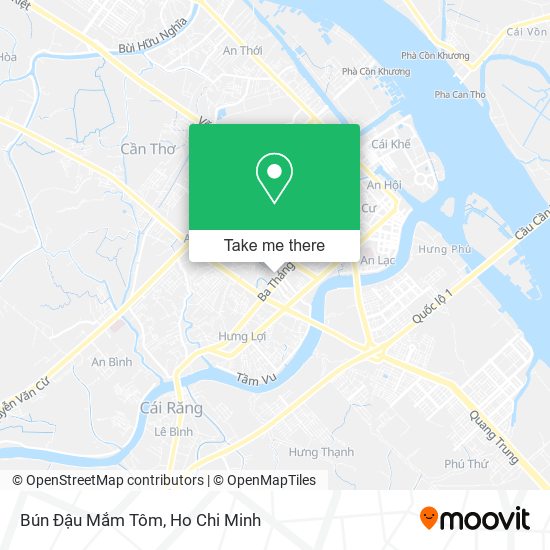 Bún Đậu Mắm Tôm map