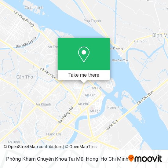 Phòng Khám Chuyên Khoa Tai Mũi Họng map