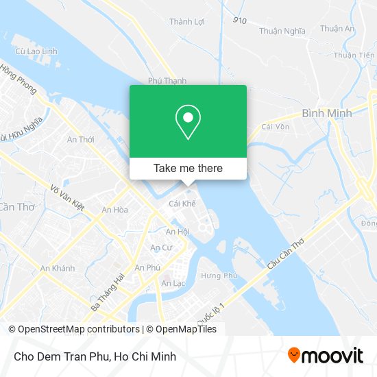 Cho Dem Tran Phu map