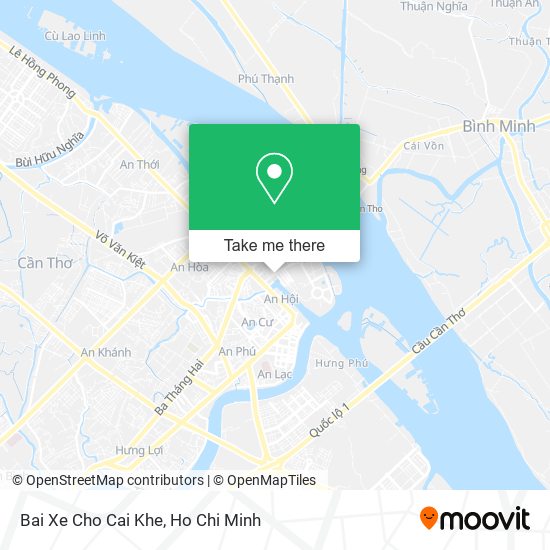 Bai Xe Cho Cai Khe map