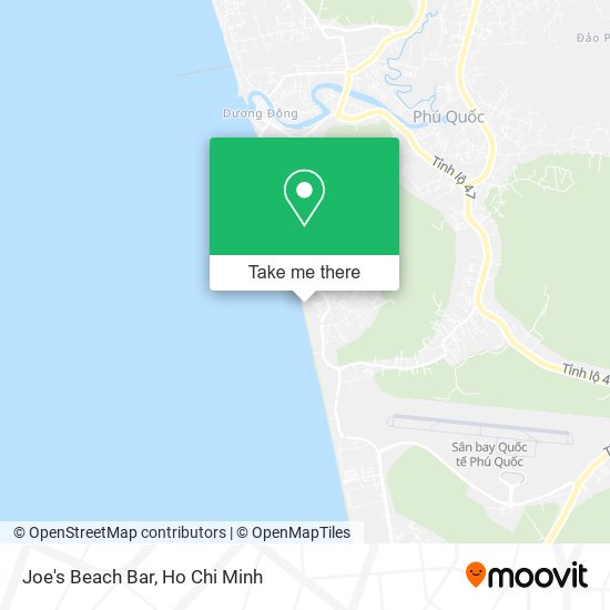 Joe's Beach Bar map